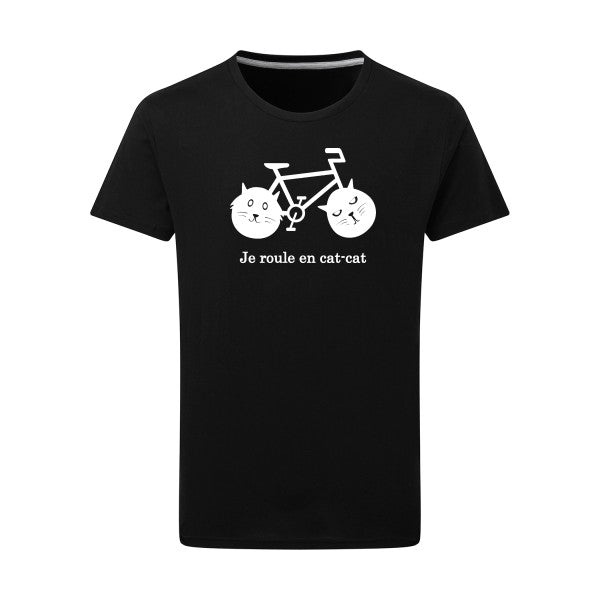 cat-cat bike - Flex Blanc Tshirt original Dark Black  4XL