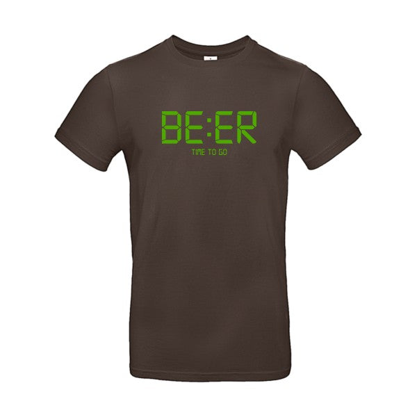 TIME TO GO Flex Vert pomme |E190 T-shirt|Brown||2XL