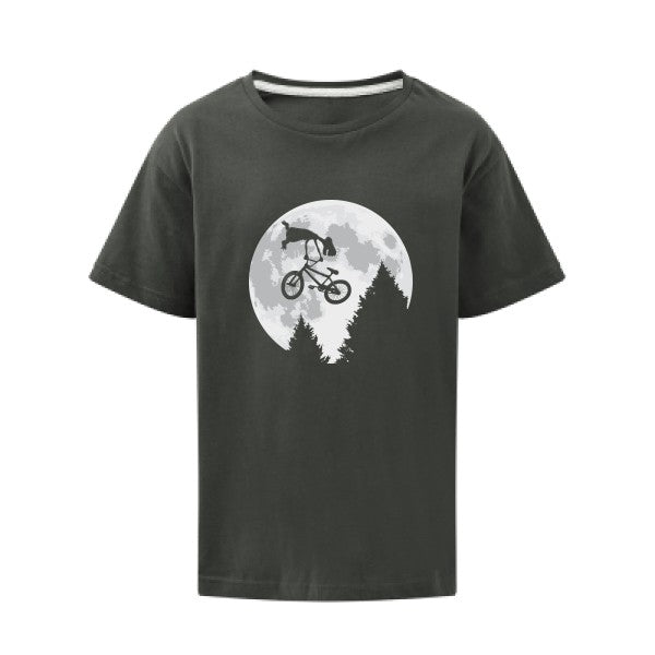 E.T. flip back SG - Kids T-shirt enfant Charcoal Taille 152 (11-12/2XL)