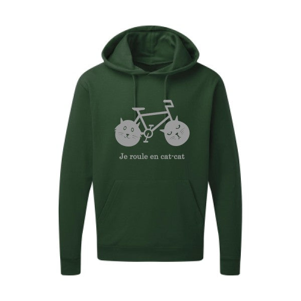 cat-cat bike Gris SG - Hooded Sweatshirt Sweat capuche