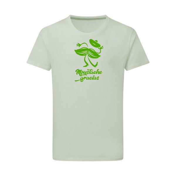 Presqu'spagnol - Flex Vert pomme Tshirt original Pastel Macchiato  2XL