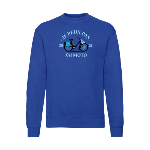 Je peux pas j'ai moto Fruit of the loom 280 g/m² Sweat shirt