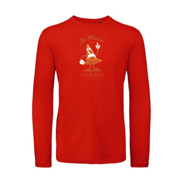 Théorie du con de plot | T-shirt original LSL Fire Red 2XL