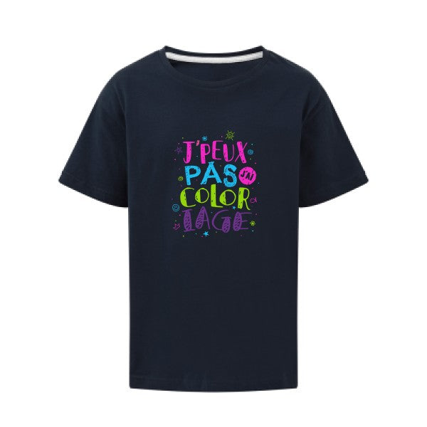 J'peux pas j'ai coloriage SG - Kids T-shirt enfant Navy Taille 140 (9-10/XL)