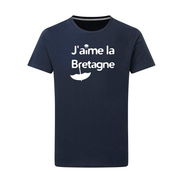 J'aime la Bretagne - Flex Blanc Tshirt original Denim  XL