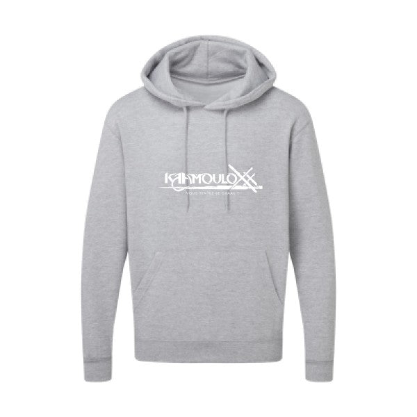 KAAMOULOXX ! Blanc |Sweat capuche imprimé homme