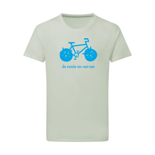 cat-cat bike - Flex bleu clair Tshirt original Pastel Macchiato  2XL