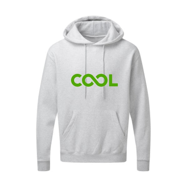 Infiniment cool Vert pomme |Sweat capuche imprimé homme