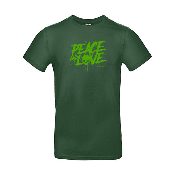 Peace or no peace flex Vert pomme B&C - E190 T-shirt|Bottle Green||2XL