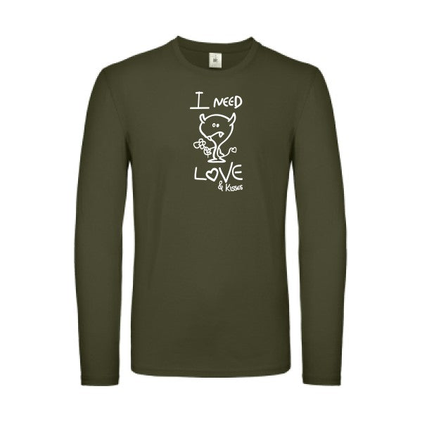 LOVER Blanc B&C - E150 LSL T-shirt manches longues léger