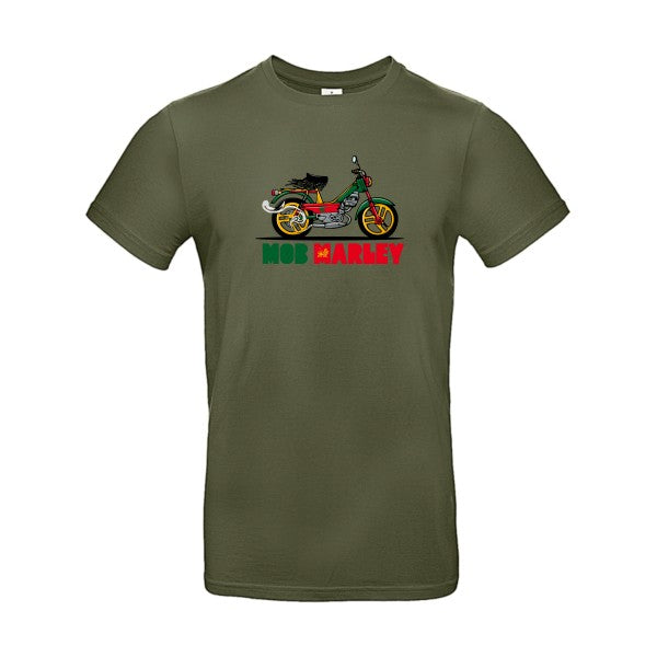 T-shirt humour original Mob Marley T Shirt couleur Urban Khaki