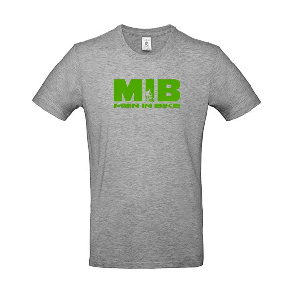 MEN IN BIKE Flex Vert pomme |E190 T-shirt|Sport Grey||5XL