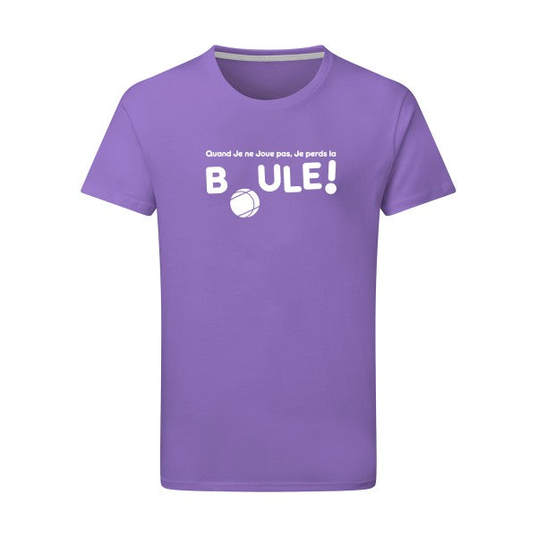 Perdre la boule ! - Flex Blanc Tshirt original Aster Purple  2XL