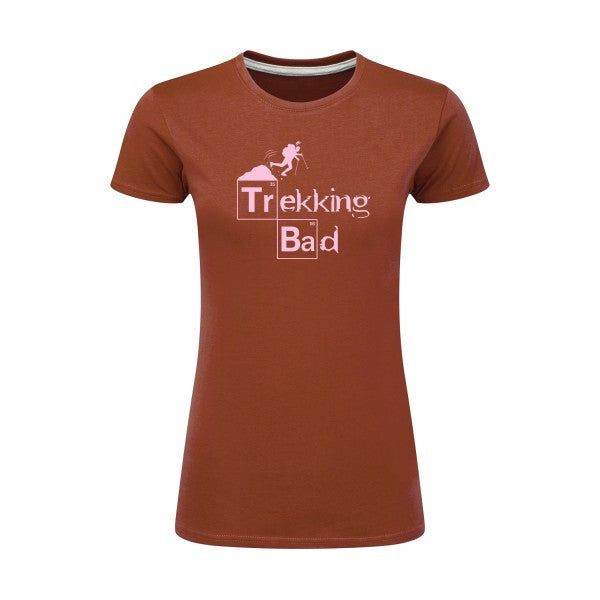 Trekking bad | Rose |T shirt original femme|SG