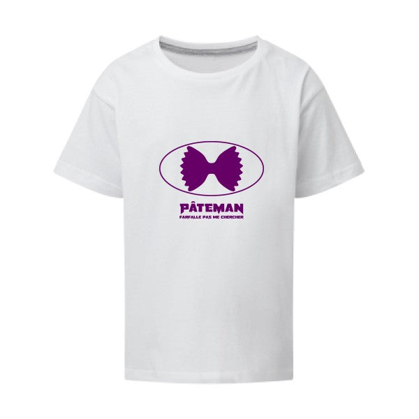 PÂTEMAN Flex Violet SG - Kids T-shirt enfant White Taille 152 (11-12/2XL)