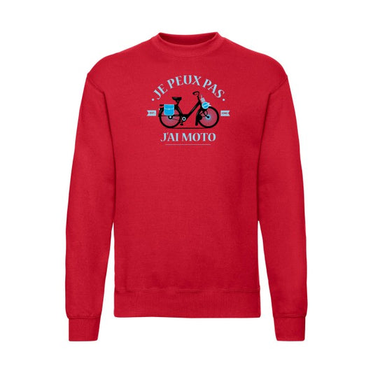 Je peux pas j'ai moto Fruit of the loom 280 g/m² Sweat shirt