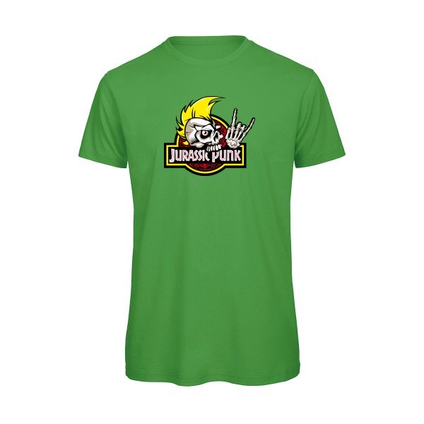 T-shirt humour original Jurassik Punk T Shirt couleur Real Green