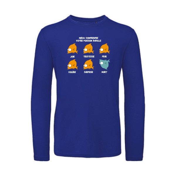 Mieux comprendre votre poisson bubulle | T-shirt original LSL Cobalt Blue 2XL