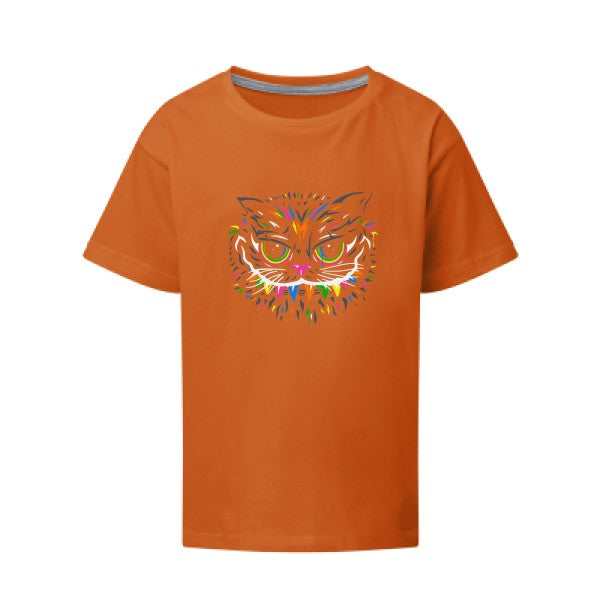 Le chat du Cheshire SG - Kids T-shirt enfant Orange Taille 152 (11-12/2XL)