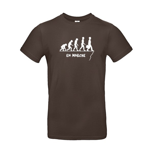 En marcheFlex Blanc - E190 T-shirt|Brown||2XL