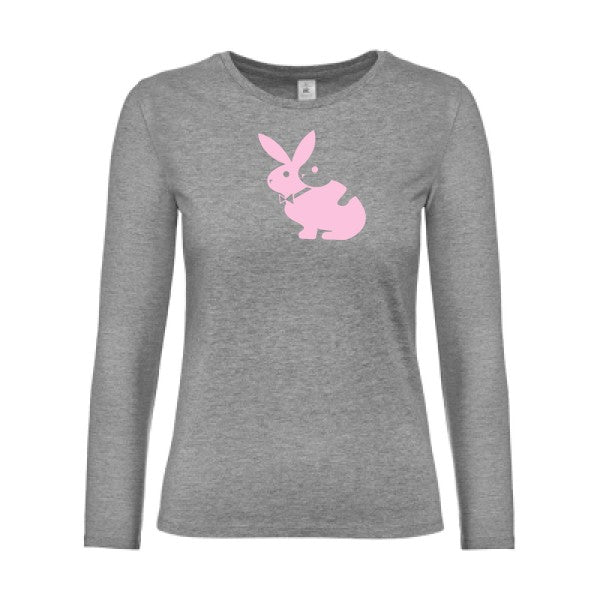 t-shirt lsl femme hot- Sport Grey flex Rose