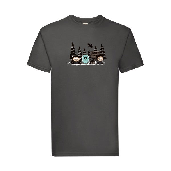 North Park Fruit of the loom 205 g/m² T-shirt/ light graphite