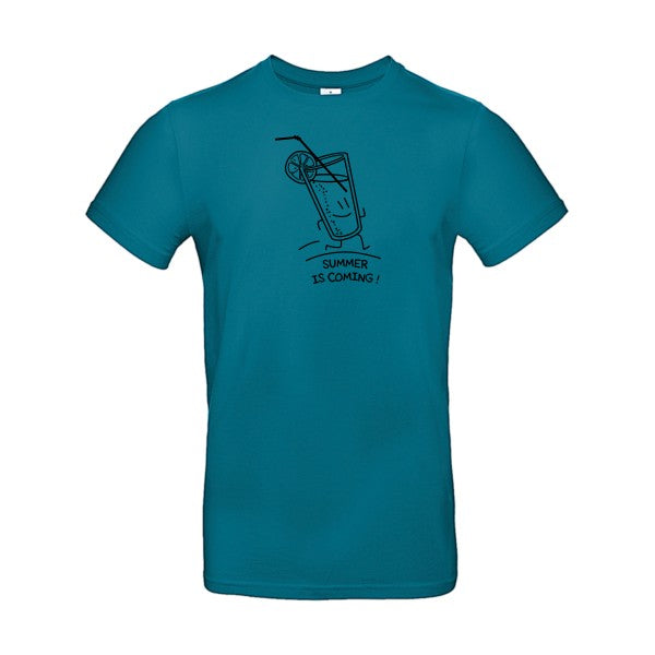 Summer is coming !Flex noir - E190 T-shirt|Diva Blue||2XL