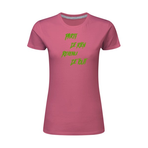 Parti de rien Vert pomme |T shirt original femme|SG