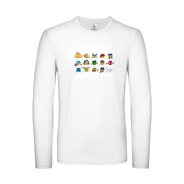 Super Smileys B&C - E150 LSL T-shirt manches longues léger