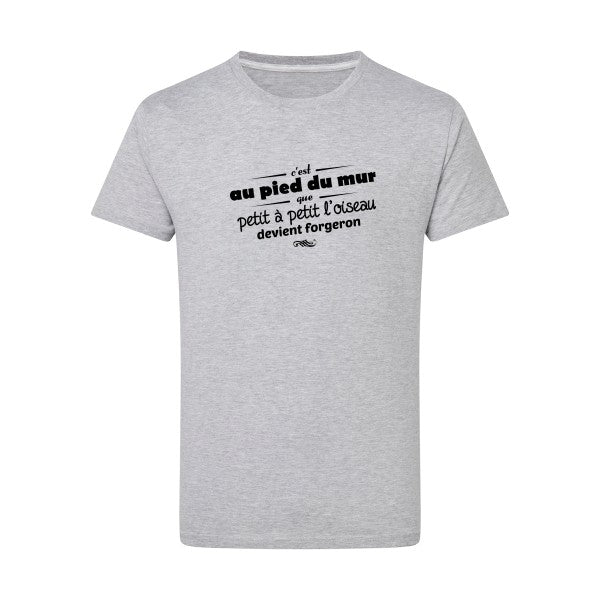 Proverbe à la con noir -Flex noir sur T-shirt SG  Light Oxford  5XL