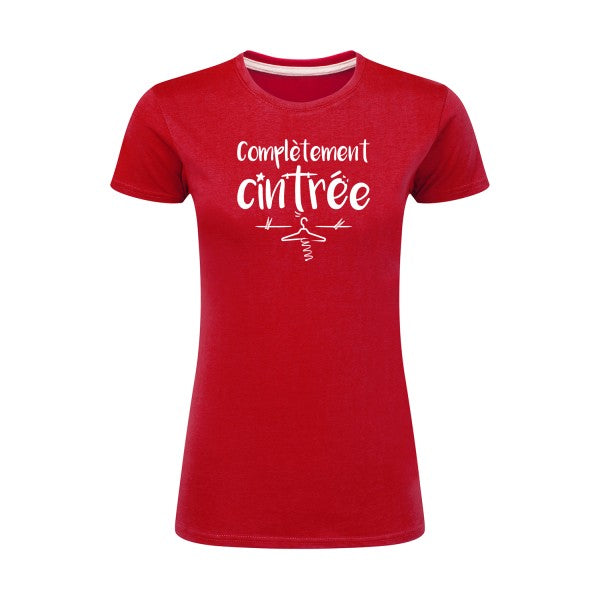 Complètement cintré  |Blanc |T shirt original femme|SG