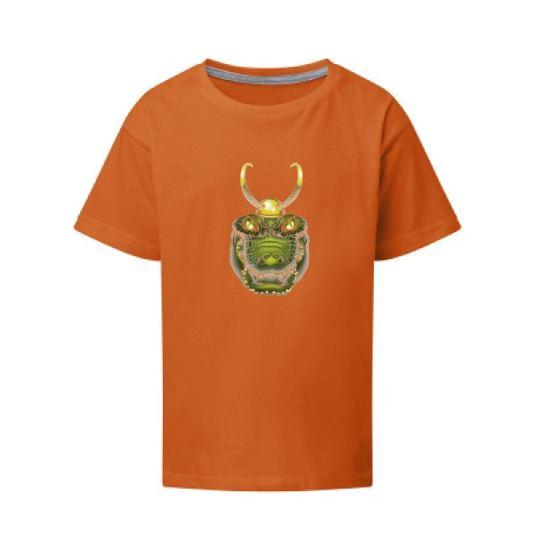 Alligator smile SG - Kids T-shirt enfant Orange Taille 152 (11-12/2XL)