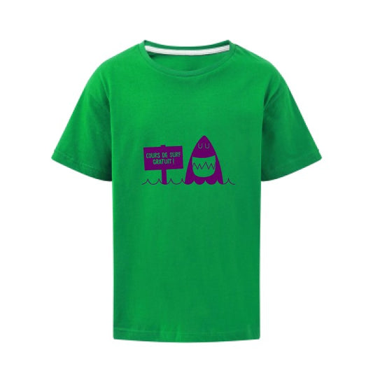 Cours de surf Flex Violet SG - Kids T-shirt enfant Kelly Green Taille 140 (9-10/XL)