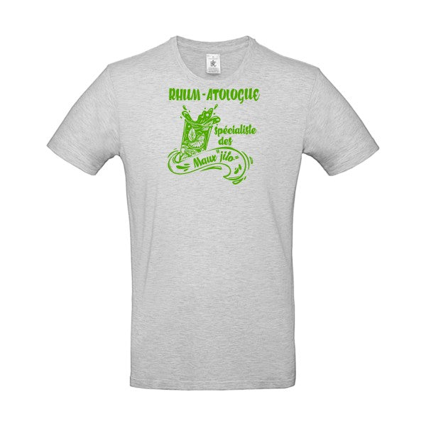 Rhum-atologue flex Vert pomme B&C - E190 T-shirt|Ash||2XL