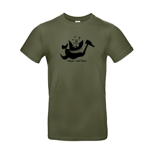 Requin marteauFlex noir- T-shirt E190|Urban Khaki||2XL