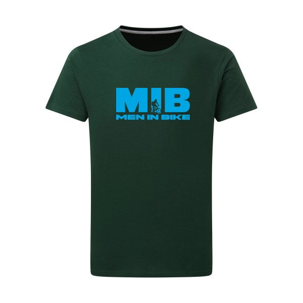 MEN IN BIKE - Flex bleu clair Tshirt original Bottle Green  2XL