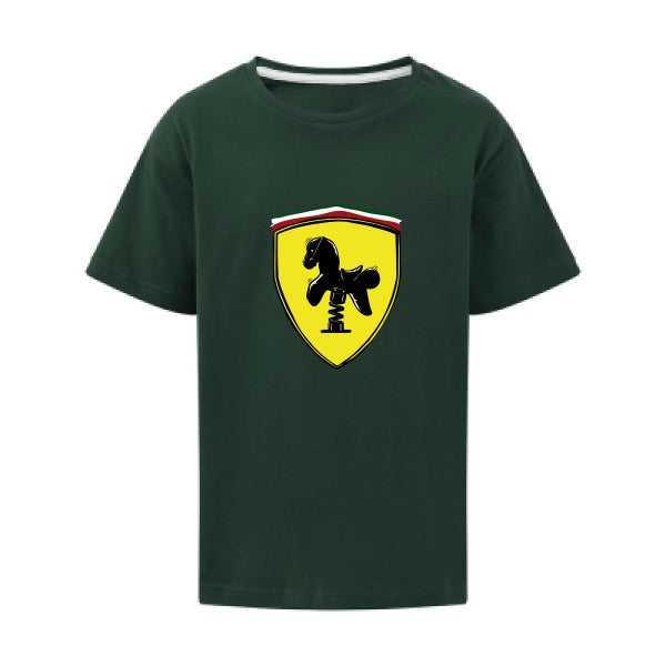 Ferrari SG - Kids T-shirt enfant Bottle Green Taille 152 (11-12/2XL)