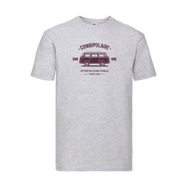 Combipolaire Fruit of the loom 205 g/m² T-shirt/ heather grey