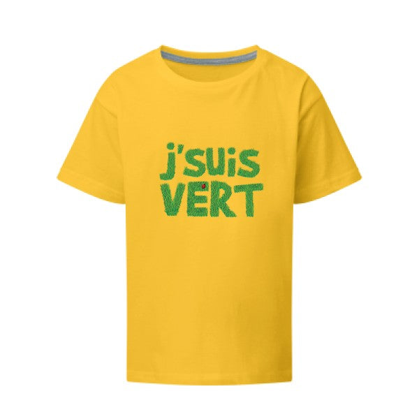 J'suis vert SG - Kids T-shirt enfant sunflower Taille 140 (9-10/XL)