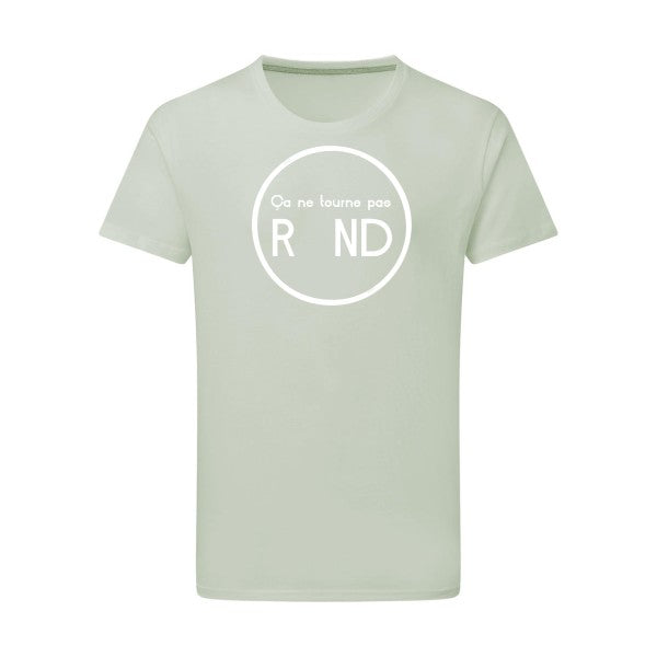 ça ne tourne pas rond ! - Flex Blanc Tshirt original Pastel Macchiato  2XL