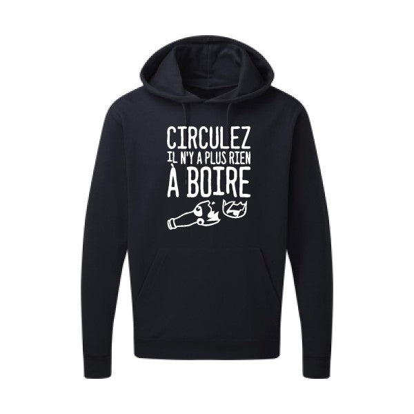 Circulez il n'y a plus rien à boire Blanc SG - Hooded Sweatshirt Sweat capuche