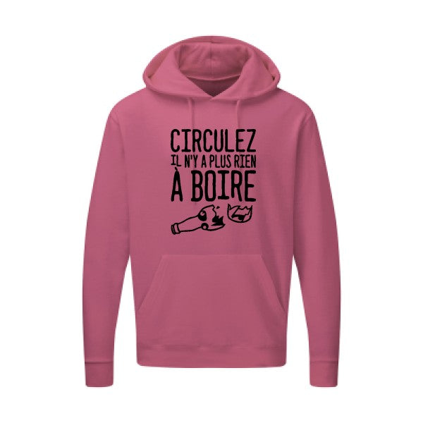 Circulez il n'y a plus rien à boire Noir SG - Hooded Sweatshirt Sweat capuche