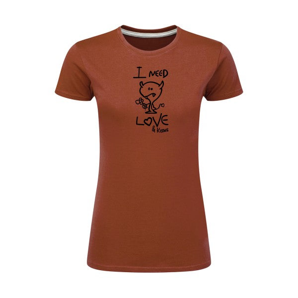 LOVER | Noir |T shirt original femme|SG