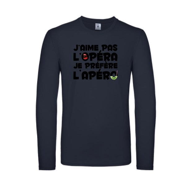 opérapéro B&C - E150 LSL T-shirt manches longues léger