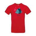 T-shirt humour original M En Fish T Shirt couleur Red