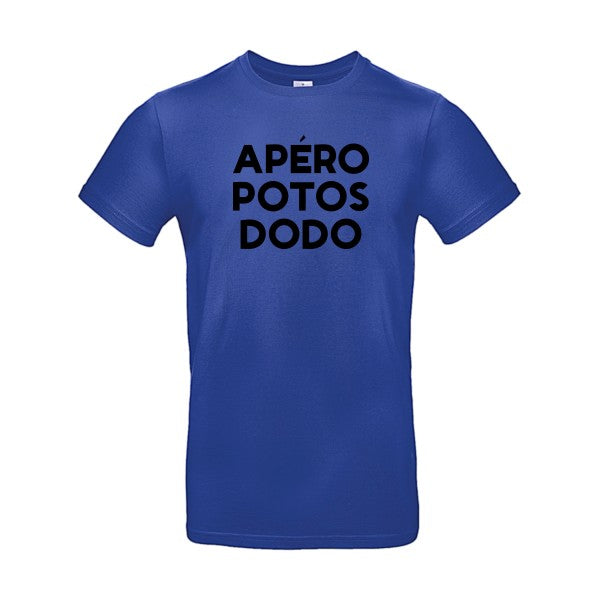 Apéro Potos Dodo  Flex noir |E190 T-shirt|Cobalt Blue||2XL