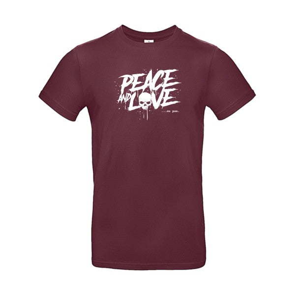 Peace or no peace Blanc B&C - E190 T-shirt