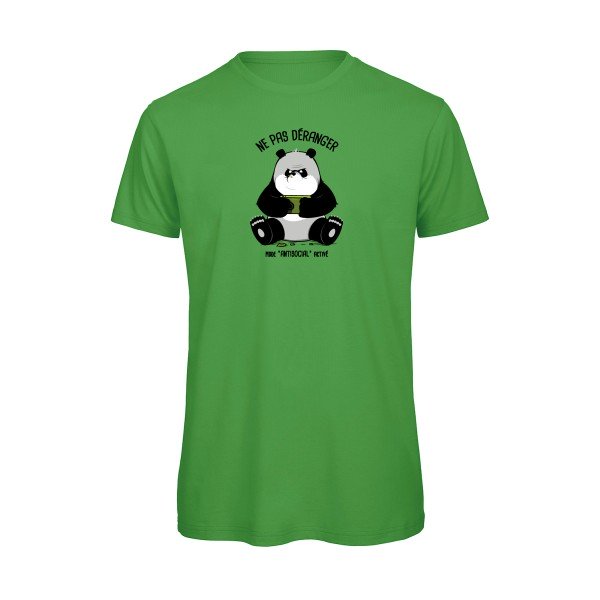 T-shirt humour original Ne Pas Deranger T Shirt couleur Real Green