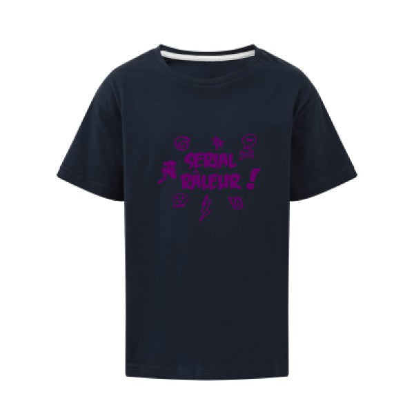 Serial râleur Flex Violet SG - Kids T-shirt enfant Navy Taille 140 (9-10/XL)