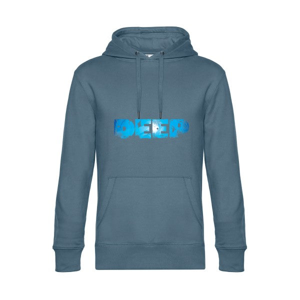 deep- Sweat à capuche original nordic blue - RueDuTeeshirt